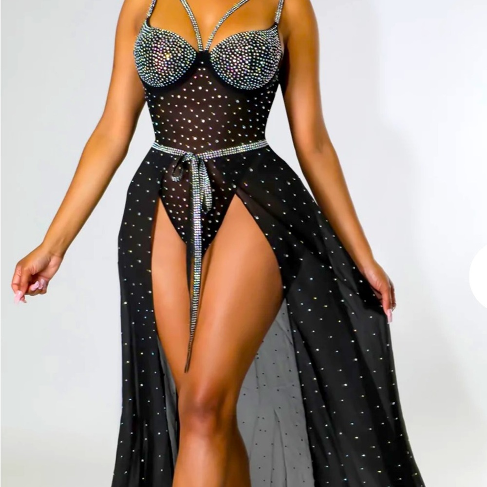 New without tags Bodysuit Skirt Set